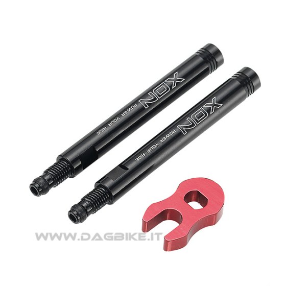XON Kit estensione valvola Presta 50 mm nero